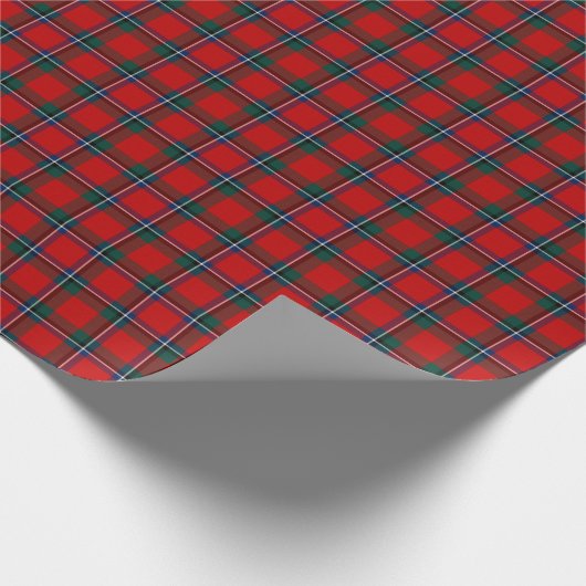 Sinclair Clan Tartan Geschenkpapier (Ecke)