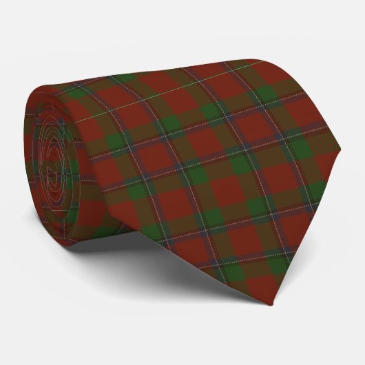 Sinclair Clan Tartan Krawatte (Gerollt)