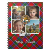 Sinclair-Familien-Foto-Collage Notizblock (Vorderseite)