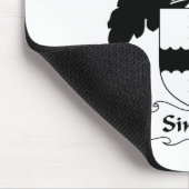 Sinclair Familienwappen Mousepad (Ecke)