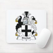 Sinclair Familienwappen Mousepad (Mit Mouse)