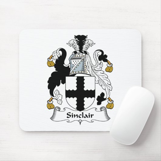 Sinclair Familienwappen Mousepad (Mit Mouse)