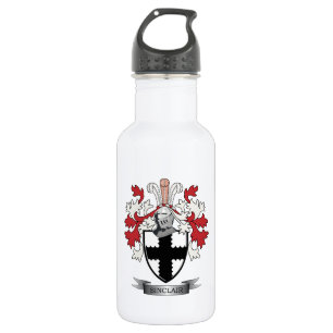 Sinclair Familienwappen-Wappen Trinkflasche