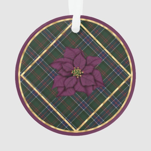 Sinclair Hunting Modern Original Scottish Tartan Ornament (Rückseite)