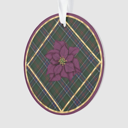 Sinclair Hunting Modern Original Scottish Tartan Ornament (Vorderseite)