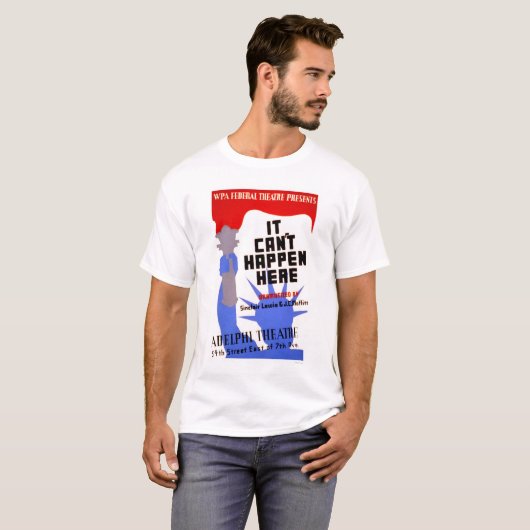 Sinclair Lewis-Freiheit WPA 1937 T-Shirt (Vorne ganz)