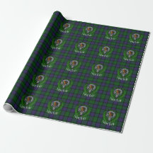 Sinclair-Schottischer-Clan-Tartan & Wappen