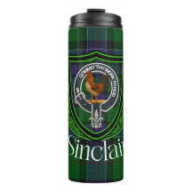 Sinclair-Schottischer-Clan-Tartan & -Wappen
