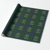 Sinclair Scottish Clan Tartan & Crest Geschenkpapier (Ungerollt)