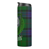 Sinclair Scottish Clan Tartan & Crest Thermosbecher (Nach rechts gedreht)