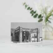 Sinclair-Tankstelle, 1939 Postkarte (Stehend Vorderseite)
