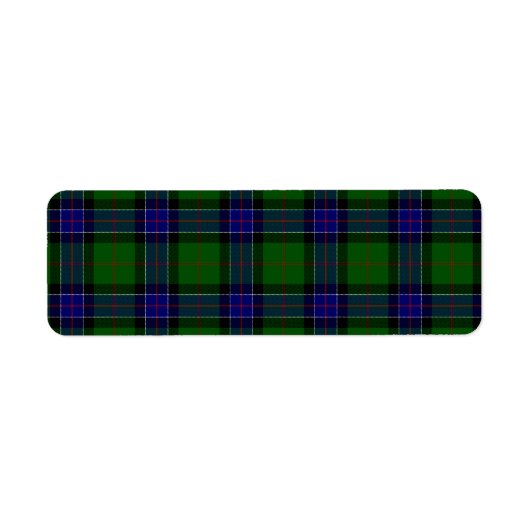 Sinclair Tartan Blau kariert (Vorne)