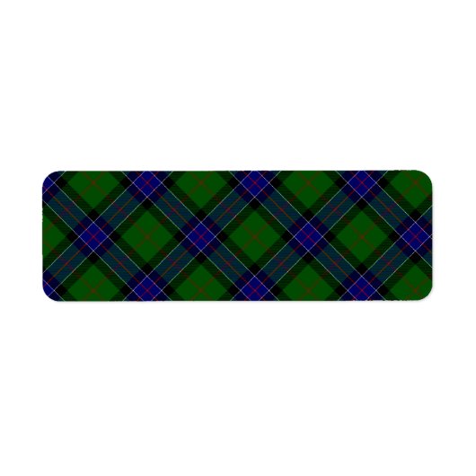 Sinclair Tartan Blau kariert (Vorne)