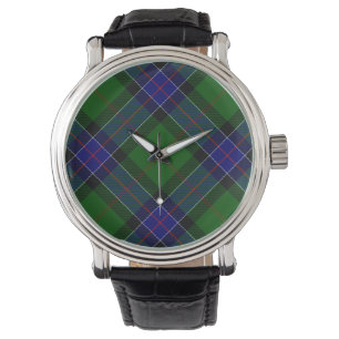 Sinclair Tartan Blau kariert Armbanduhr