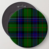 Sinclair Tartan Blau kariert Button (Vorne & Hinten)