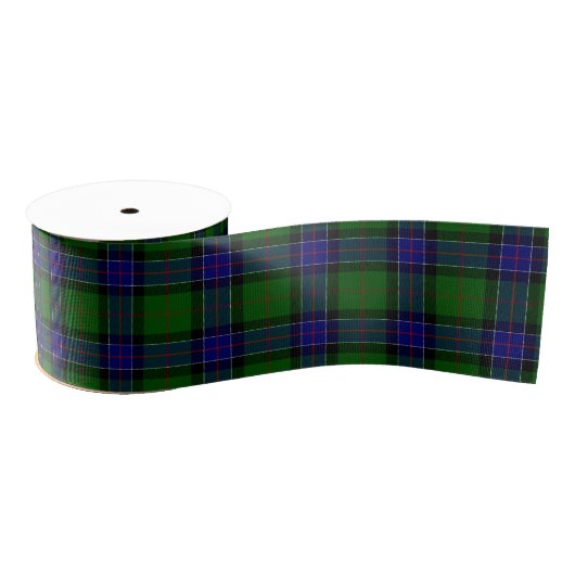 Sinclair Tartan Blau kariert Ripsband (Spule)