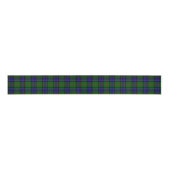 Sinclair Tartan Blau kariert Ripsband (Vorderseite)