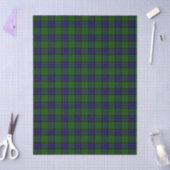 Sinclair Tartan Blau kariert Seidenpapier (Basteln)