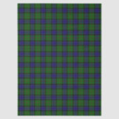 Sinclair Tartan Blau kariert Seidenpapier (Vorderseite)