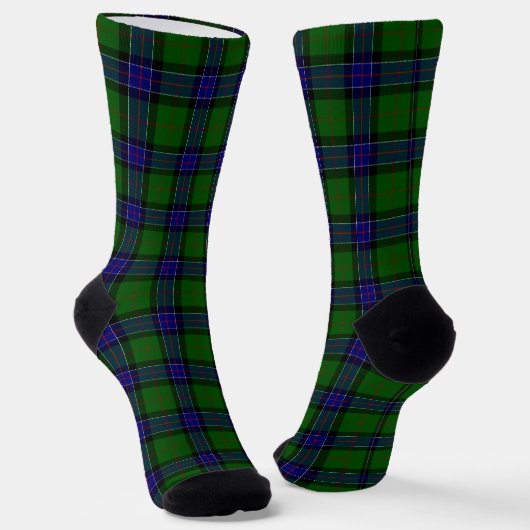 Sinclair Tartan Blau kariert Socken (Gewinkelt)