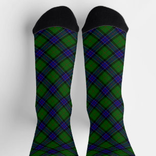 Sinclair Tartan Blau kariert Socken