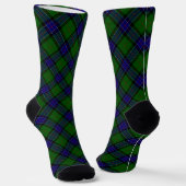 Sinclair Tartan Blau kariert Socken (Gewinkelt)