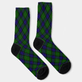 Sinclair Tartan Blau kariert Socken (Rechts)