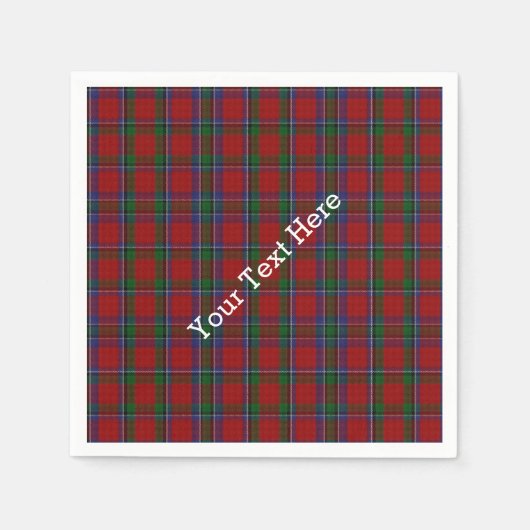 Sinclair Tartan Kariert Paper Napkins Serviette (Vorderseite)