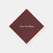 Sinclair Tartan Kariert Paper Napkins Serviette (Ecke)