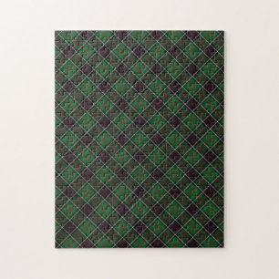 Sinclair Tartan Kariertes Muster Puzzle