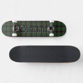 Sinclair Tartan Scottish Kariert Pattern Skateboard (Horizontal)