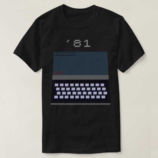 Sinclair ZX81 It grows with you T-Shirt (Design vorne)