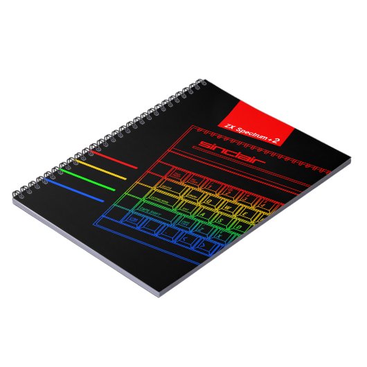 Sinclair ZX Spektrum Rainbow Notizblock (Linke Seite)