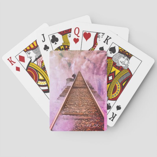 Sind auf einer Straße weniger befahren Classic Pla Spielkarten (Rückseite)