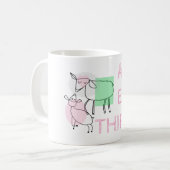 SIND DIE THRISTEN? KAFFEETASSE (Vorderseite Links)
