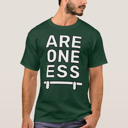 SIND EINE ESS (weiß-schwarz) T-Shirt (Vorderseite)