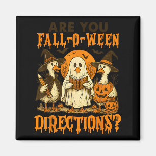 sind Fall-o-ween-Anweisungen Lustig Halloween-Lehr Magnet