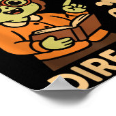 sind Fall O Ween Anweisungen Lustig Lehrer Hallowe Poster (Ecke)