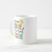 sind mehr als ein Test-Score-Lehrer Test Da Kaffeetasse (Vorderseite Links)