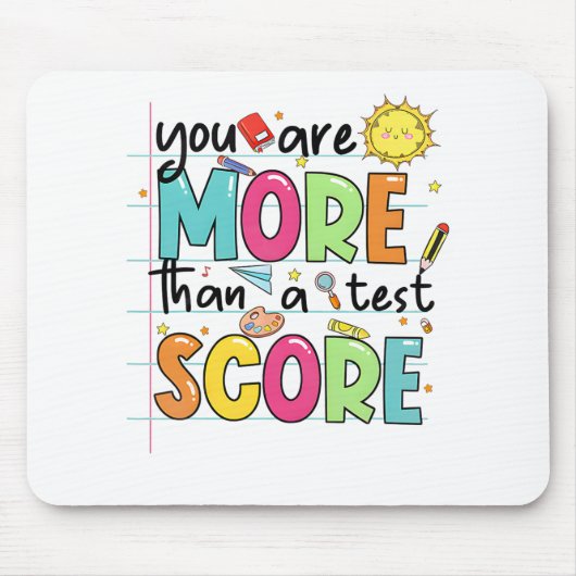 sind mehr als ein Test-Score-Lehrer Test Da Mousepad (Vorne)