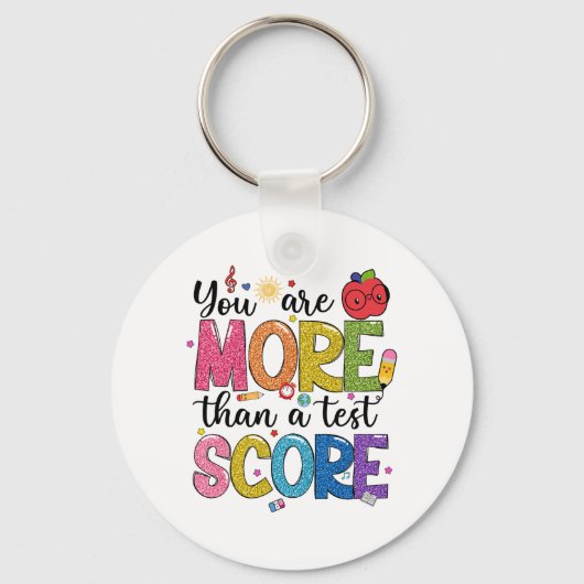 sind mehr als ein Test-Score-Teststaar-Test Schlüsselanhänger (Vorderseite)