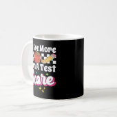 sind mehr als ein Testergebnis-Testtag Kaffeetasse (Vorderseite Links)
