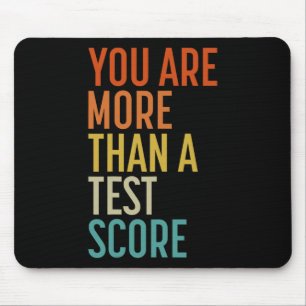 Sind mehr als ein Testergebnis Vintage-Lehrer-Test Mousepad