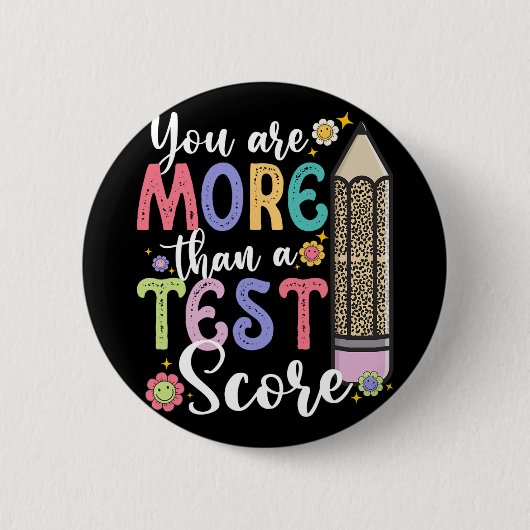 sind mehr als ein Testlehrer-Testtag Button (Vorderseite)