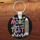 sind mehr als ein Testlehrer-Testtag Schlüsselanhänger (Vorderseite)