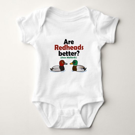 Sind Redheads besser? Baby Strampler (Vorderseite)