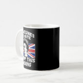 Sind Rowdy Funny Independence Day 4. Juli Königin Kaffeetasse (Vorderseite Links)