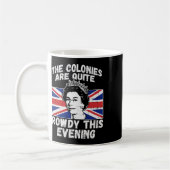 Sind Rowdy Funny Independence Day 4. Juli Königin Kaffeetasse (Links)