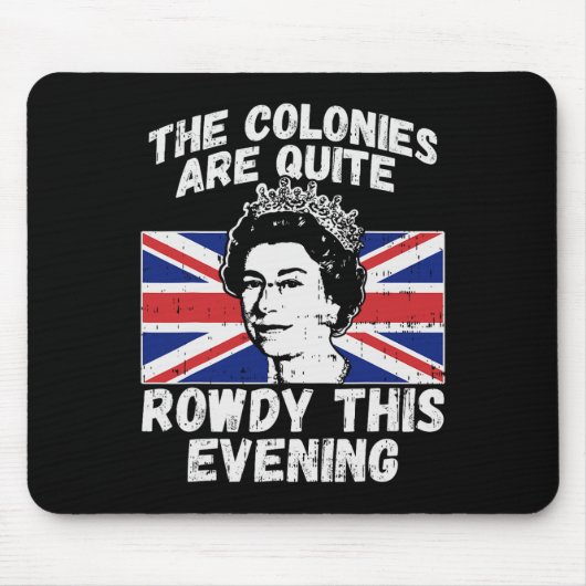 Sind Rowdy Funny Independence Day 4. Juli Königin Mousepad (Vorne)