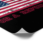 Sind Sie Amerikaner oder Republikaner Poster (Ecke)